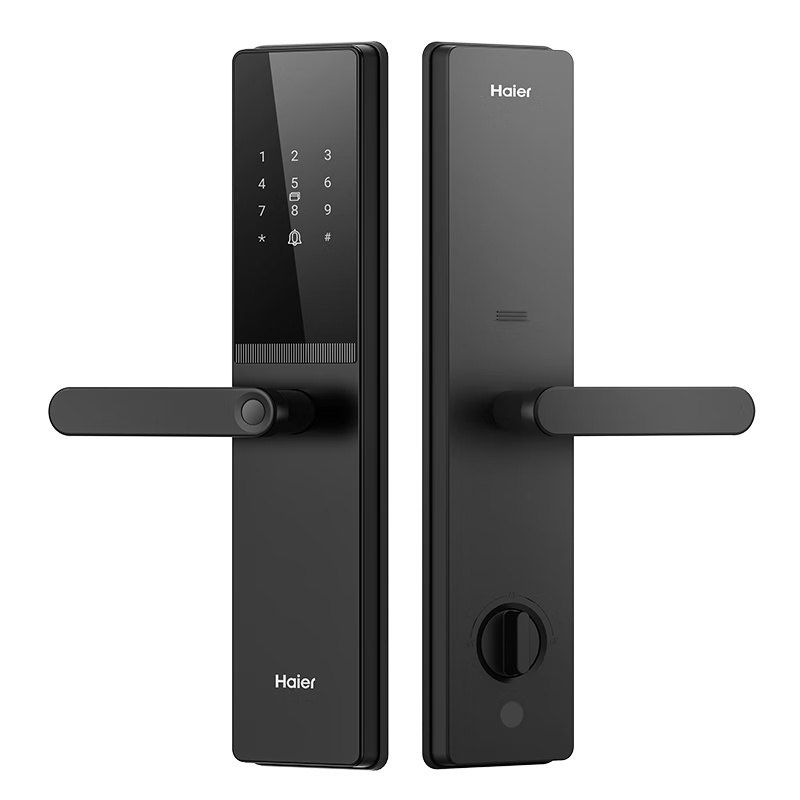 海尔（Haier）智能门锁密码锁入户门指纹锁防盗门锁门卡电子锁T15智能家居