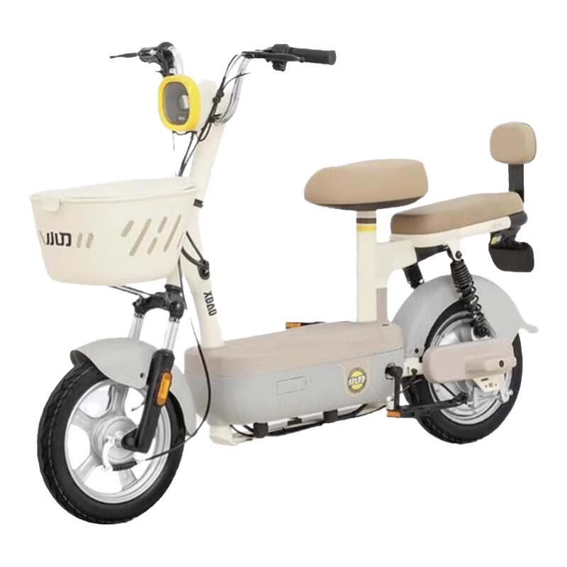 小刀樂語電動車2025新款電車新國標(biāo)代步兩輪電動自行車成人小型電瓶車 NFC刷卡/灰色48V12A