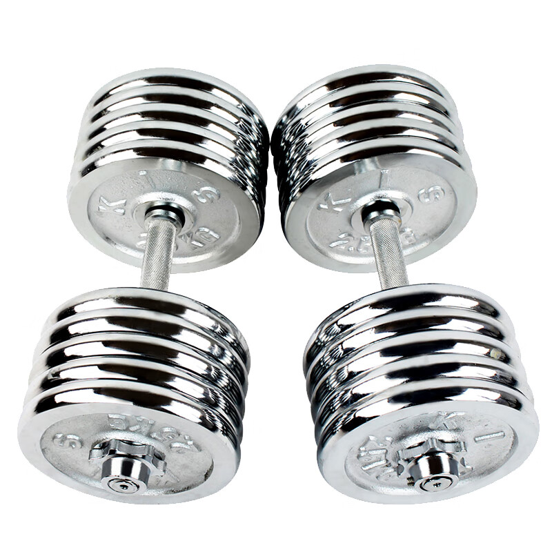 猿教练可调节哑铃 电镀纯铁哑铃运动男 家用麒麟臂锻炼健身器材 电镀