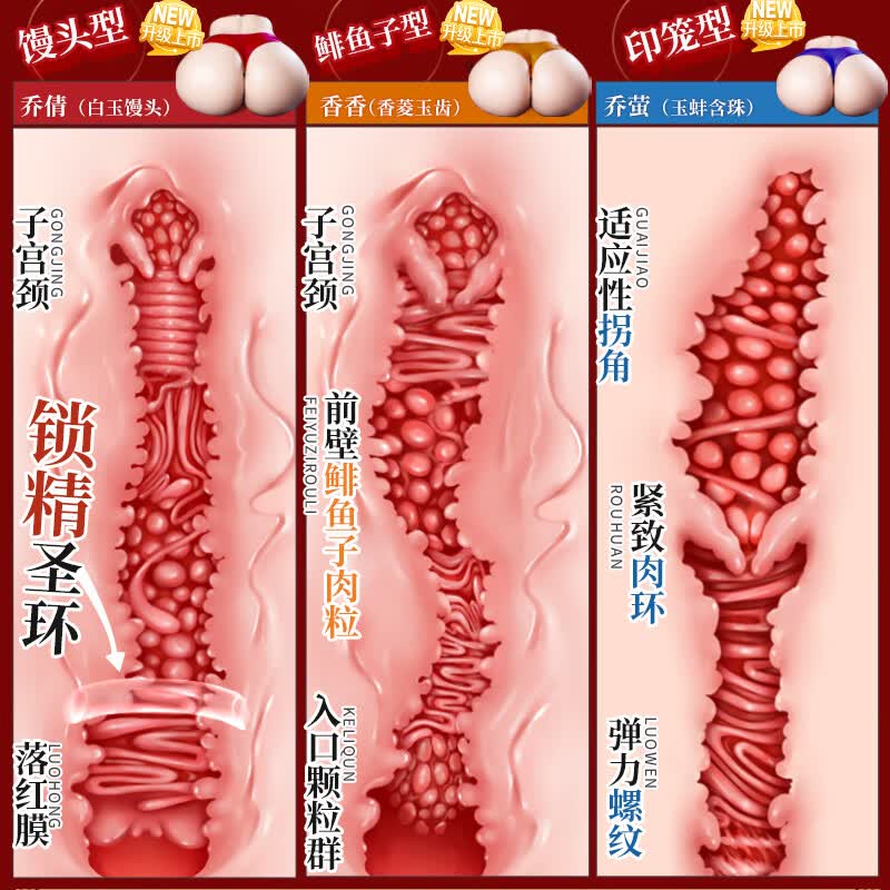 谜姬江东三姐妹倒模臀部飞机杯男用性自慰器圣杯男生玩具情趣成人用品 白玉馒头果冻臀真人1:1生理还原阴道倒膜名器男人专用