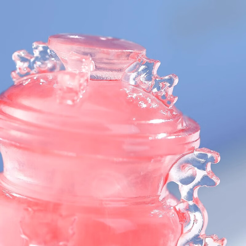 陕西博物馆文创彩绘树脂雁鱼铜灯冰箱贴会发光文艺旅游收藏纪念品 小粉炉冰箱贴-南京博物馆藏