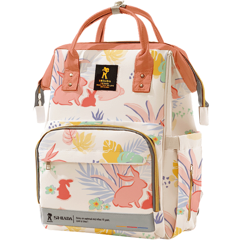 新安代媽咪包上班旅行雙肩包多功能大容量母嬰包時尚手提背包