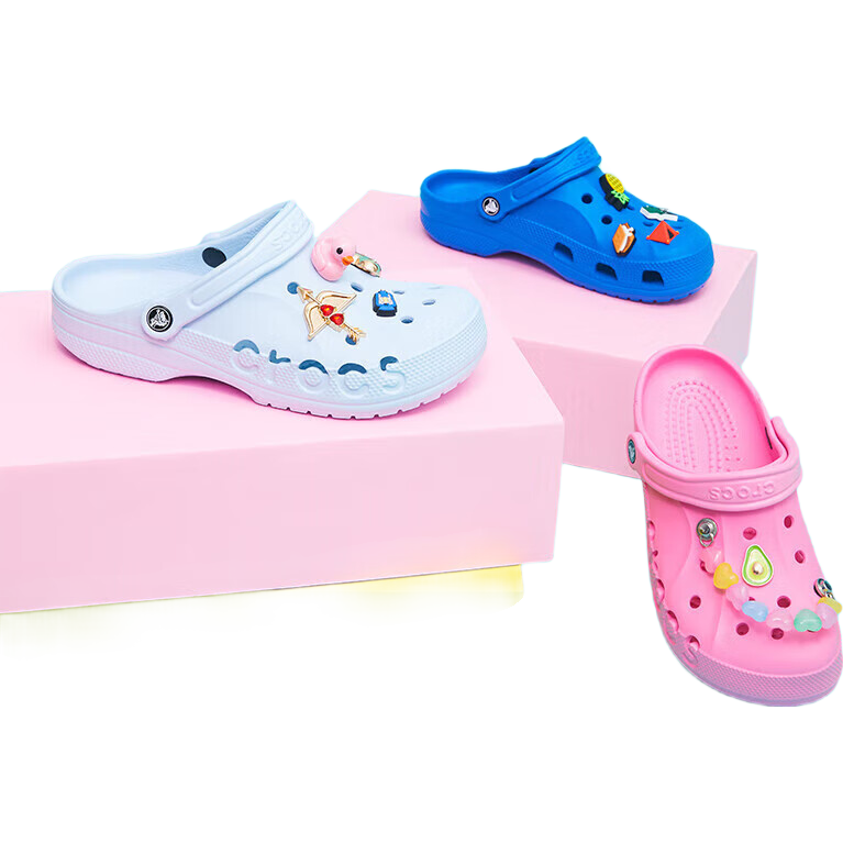 crocs卡駱馳貝雅洞洞鞋沙灘鞋|10126 青花瓷藍(lán)-4JL 41/42(260mm) 