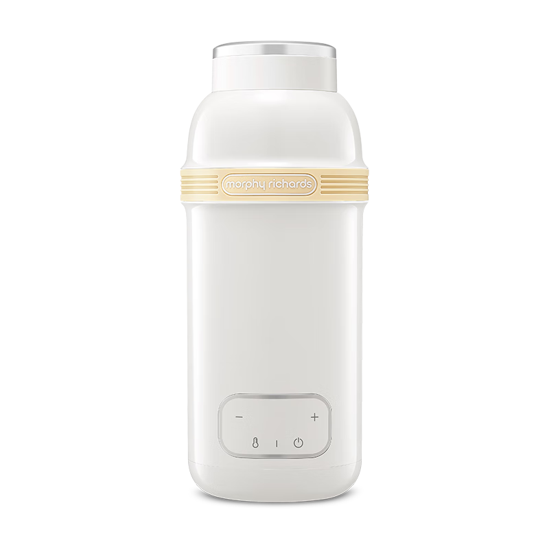 摩飛電器（Morphyrichards）電熱水壺 電熱水杯 0.45L旅行便攜式電水壺?zé)畨?無線恒溫杯嬰兒水壺保溫外出泡奶電熱杯MR5600黃