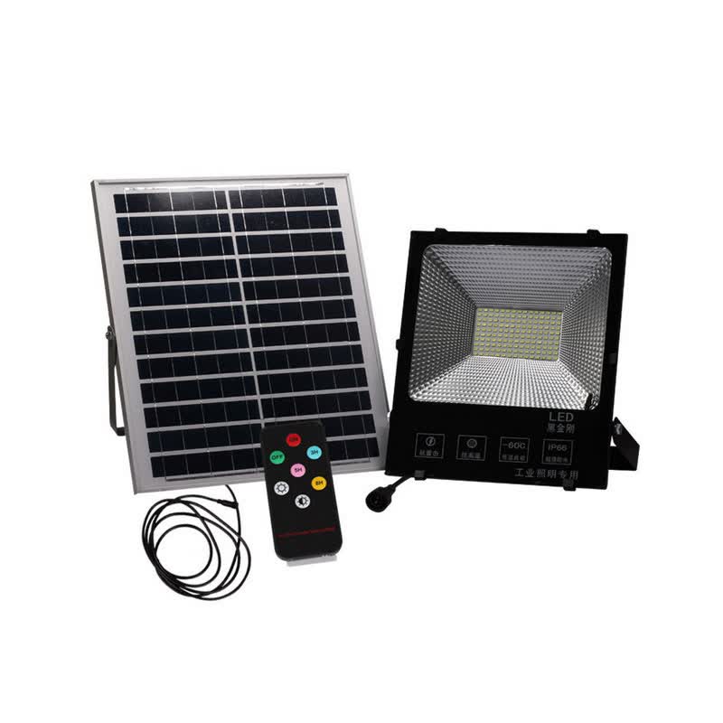 jct-solar-jg  太阳能投光灯 园区防水led 太阳能路灯 厂房灯 50w-带