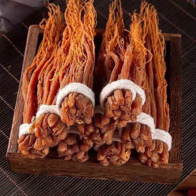 红人参 长白山参须人参须八年红参须无糖红参须东北特产高丽参须 红参