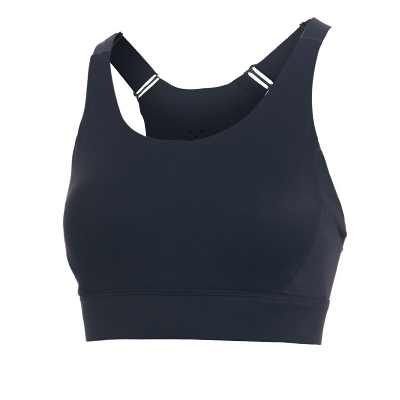 范斯蒂克（vansydical）運動內(nèi)衣女夏季晨跑步防震瑜伽背心訓練防下垂前拉鏈健身文胸 黑色FBF2208801 XL