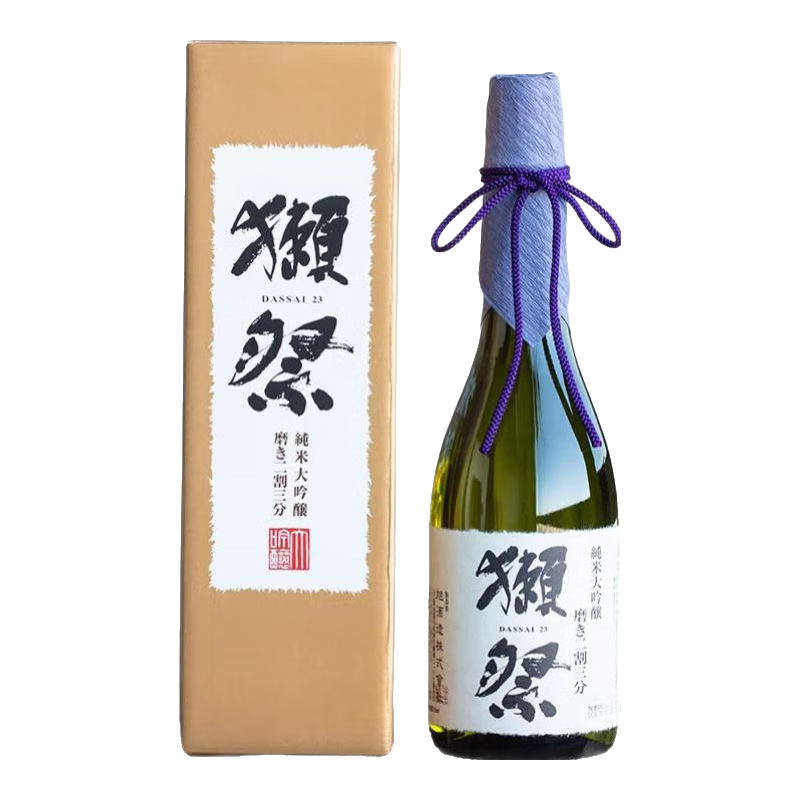 獭祭Dassai23二割三分纯米大吟酿名酒720ml日本父亲节清酒礼盒装礼物 【二割三分】720ml*12瓶【礼盒】