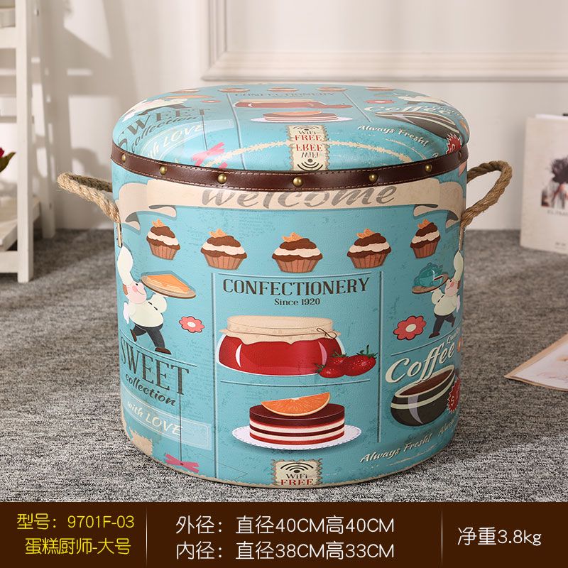 元族換鞋凳沙發(fā)多功能儲物凳家用進(jìn)門口穿鞋凳創(chuàng)意可愛可坐小凳子收納 大號麻繩提手 其他