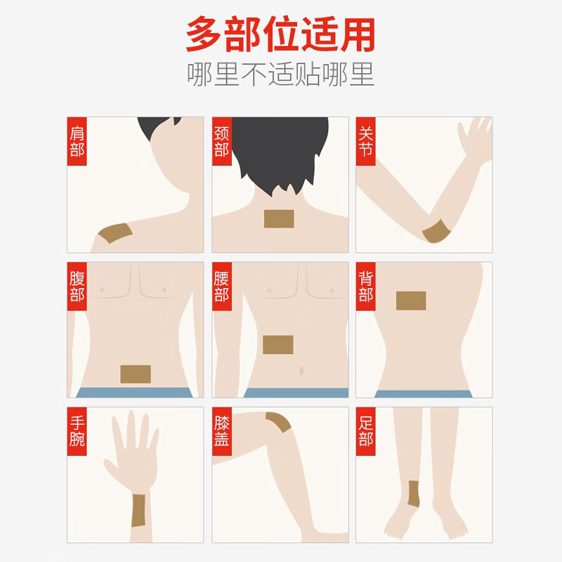 艾草温灸贴艾灸贴家用颈椎腰椎膝盖肩颈发热舒缓贴热敷贴 艾草温灸贴 3盒（120贴）