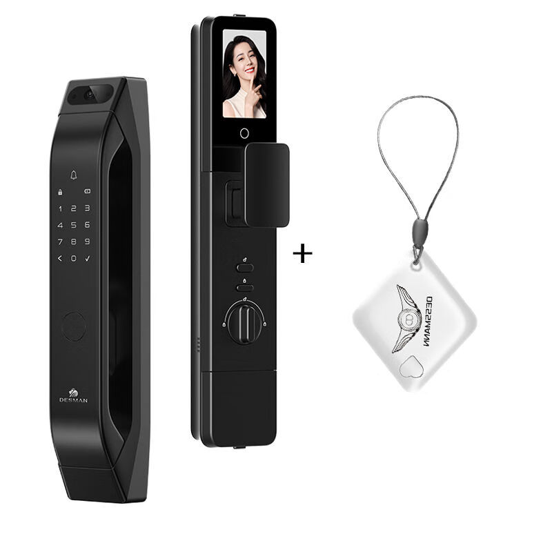 德施曼 DESSMANN大圣Q5MPro(标准版)指纹密码锁家用智能门锁AI智能猫眼锁 Q5MPRO标准款附电池+蓝牙无线钥