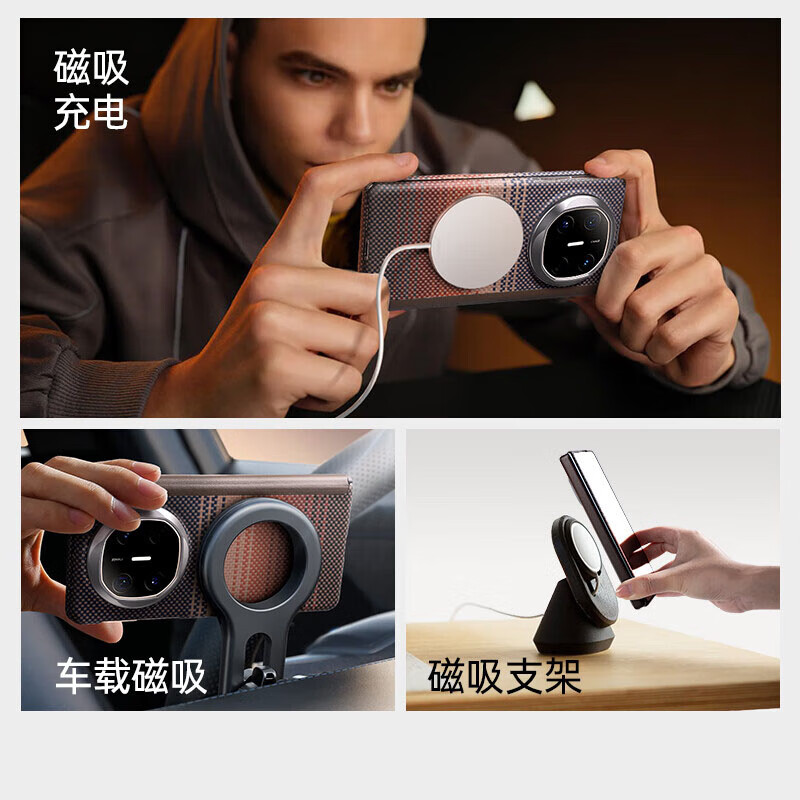 甲度【全包凯夫拉】适用华为MateX6折叠屏典藏版手机壳保护套轻奢凯夫拉支架华为X6超薄中轴全包前后壳 【月升】超薄全包纤维 华为MateX6 典藏版通用