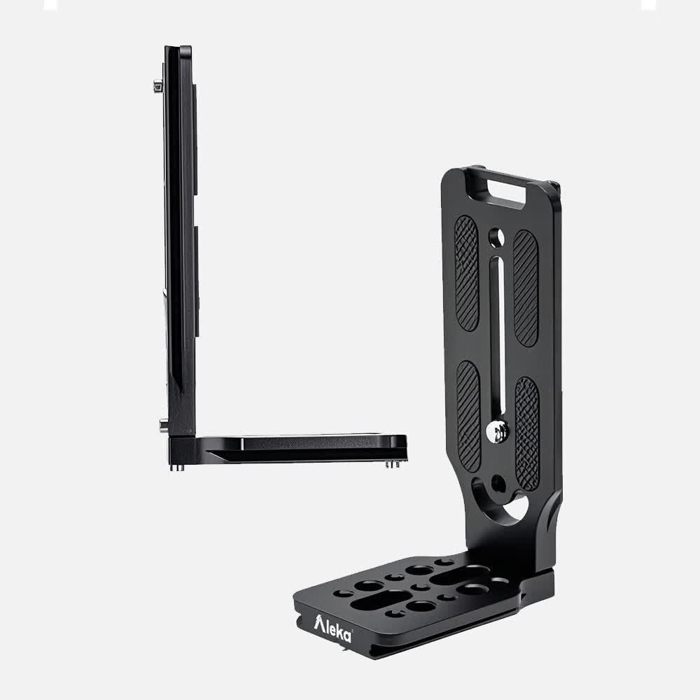 阿莱卡阿莱卡直播L型快装板竖拍板竖屏板适用索尼佳能快拆板通用 黑色