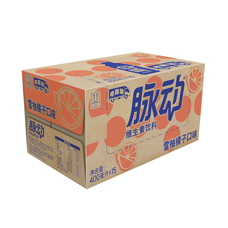 Mizone雪柚橘子运动饮料，健康口感兼备