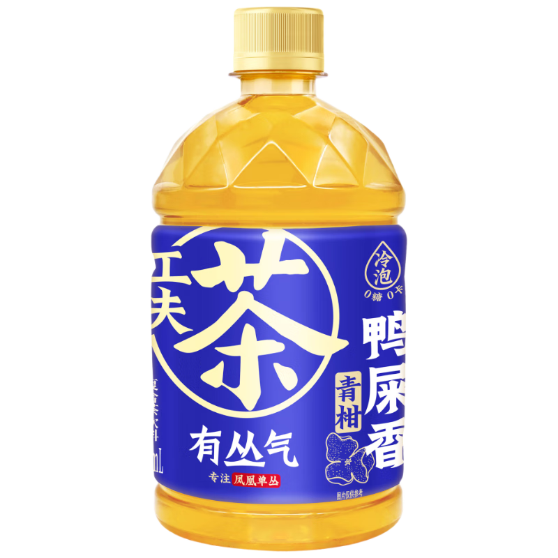 有丛气青柑鸭屎香乌龙茶复合茶饮料520mI*8 无糖0卡整箱装