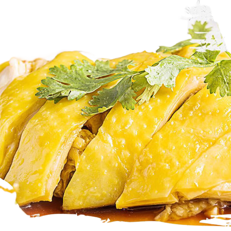 温氏冷运广东温氏白切鸡即食白斩鸡整只熟食原味鸡真空包装 一斤以上盐焗鸡1只