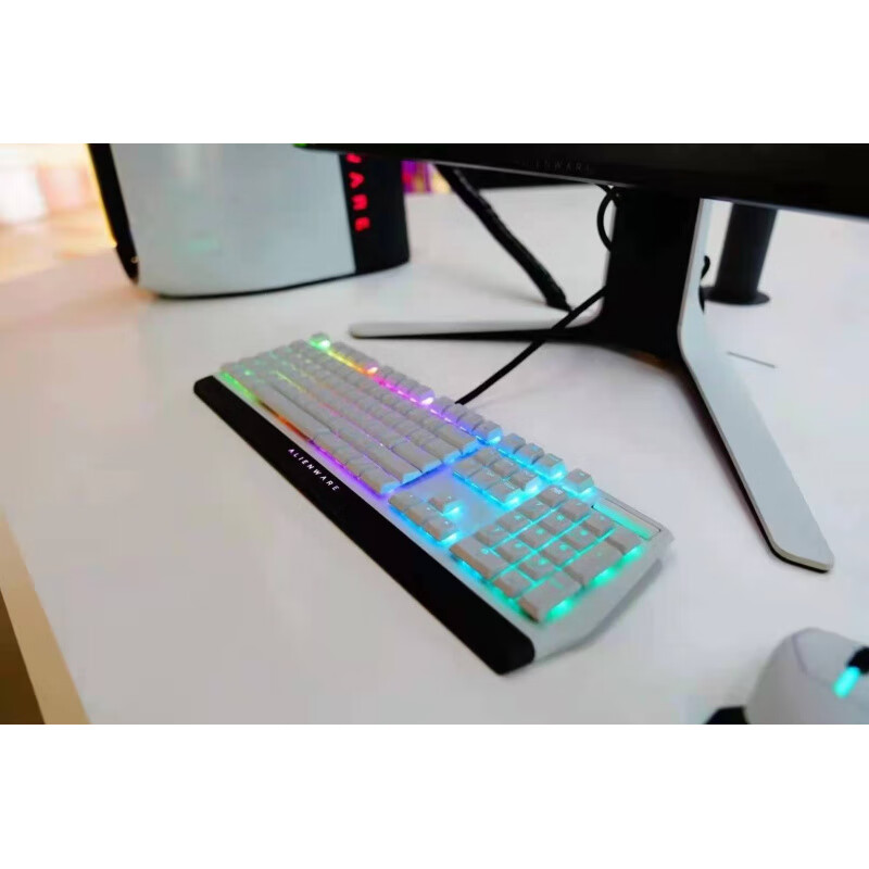 外星人（Alienware）键盘AW410K AW510K 920K游戏机械键盘 茶轴 红轴 510K红轴 白