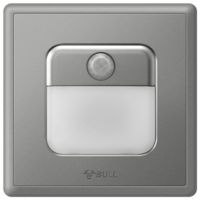公牛（BULL）开关插座G36系列人体感应地脚灯G36D123星空灰暗装