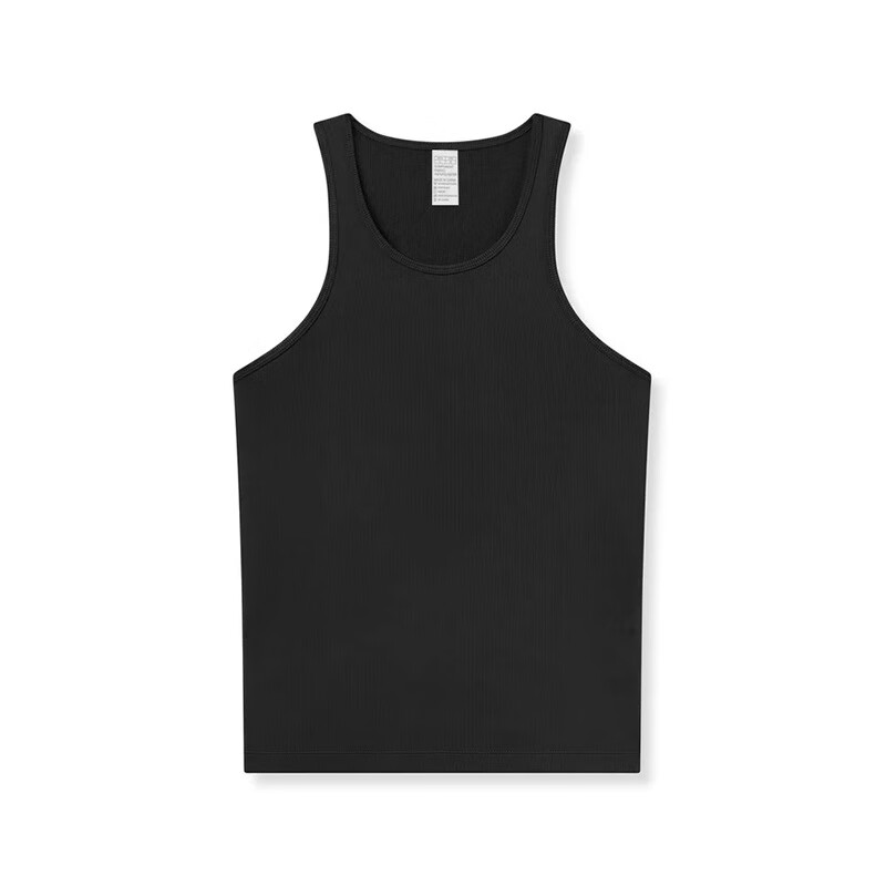 ASRV美式速干运动背心男紧身夏季外穿跑步篮球跨栏坎肩健身无袖透气 黑色 M 建议160-170CM100-120斤左右