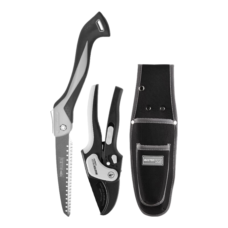 麥思德(MASTERPROOF)鋸子手鋸德國進(jìn)口材質(zhì)折疊手鋸戶外鋸樹神器手鋸伐木園林用手工鋸 250mm鋸+修枝剪+包【大號(hào)鋸】