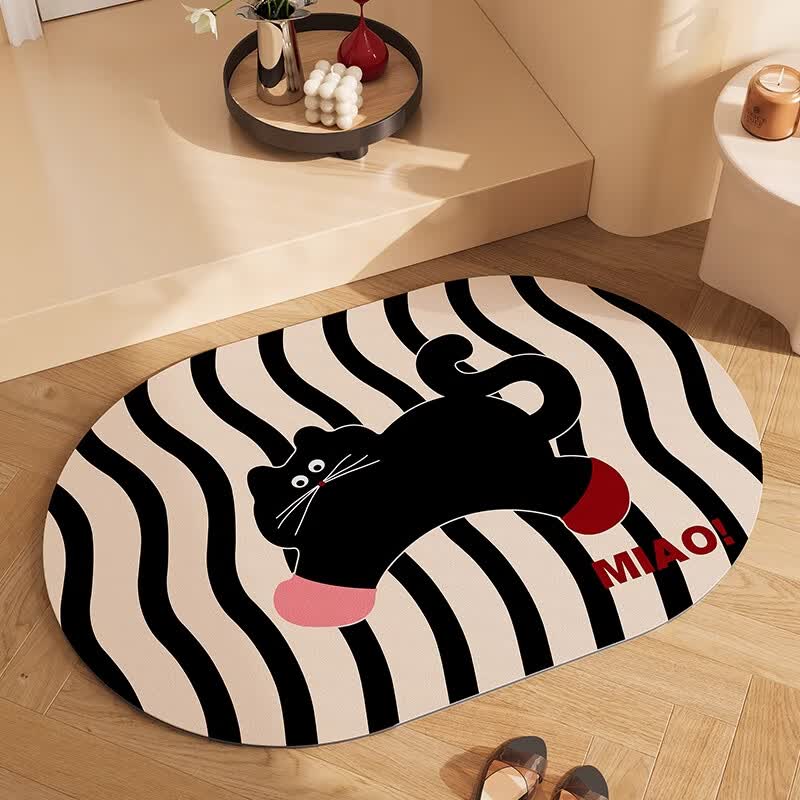 季象浴室吸水地垫卫生间厕所洗手间门口脚垫子家用卫浴入户进门防滑垫 GZN-弹簧狗 40x60 cm