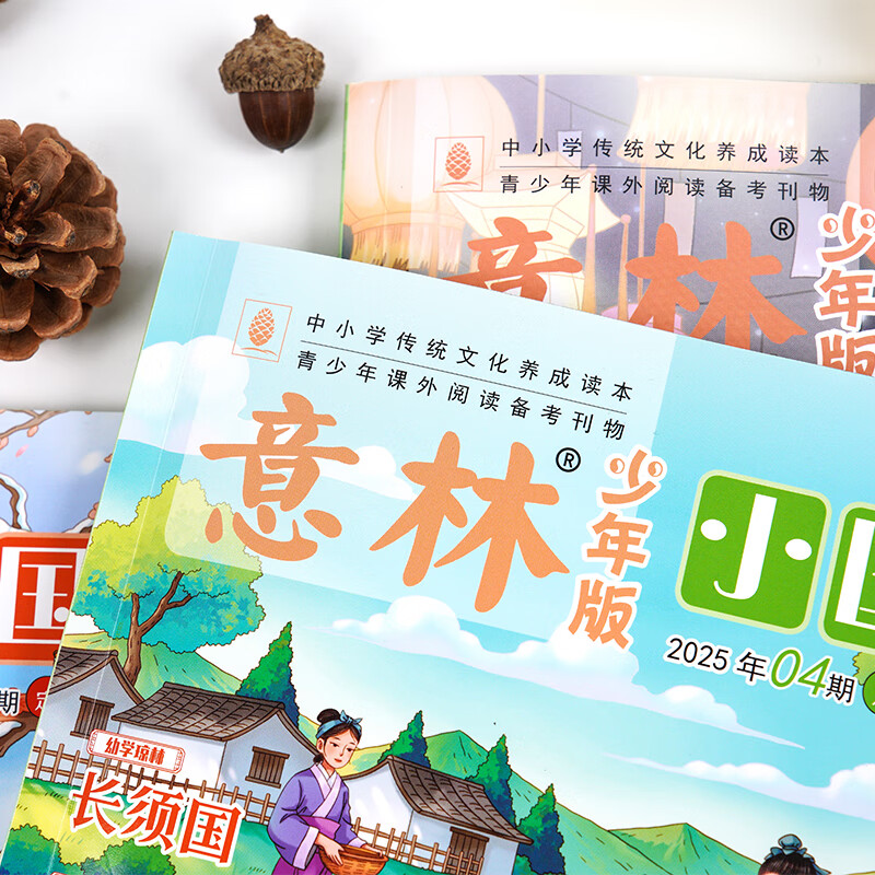 意林 小国学2026订阅全年期刊 25/24年1-12月期刊杂志小学生课外阅读 中小学传统文化养成读本 青少年国学知识备考刊物 【现货期刊】意林小国学25年1-4月（4本）