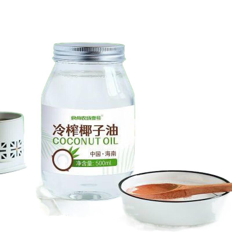 食尚農(nóng)場壹號冷榨椰子油coconut oil初榨食用油護發(fā)膚MCT生酮 食尚農(nóng)場壹號冷