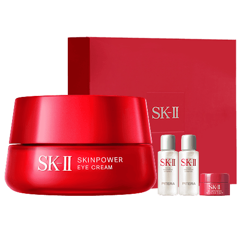 SK-II大紅瓶大眼眼霜15g抗皺保濕sk2化妝品全套護(hù)膚品套裝skii生日禮物