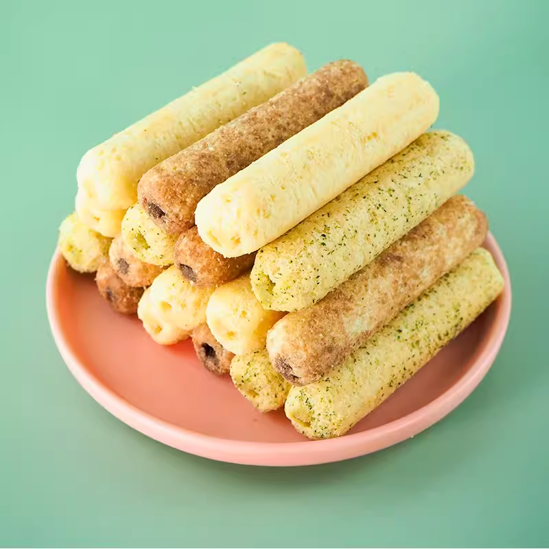 米老頭米果卷多谷果子能量棒糙米粗糧米果辦公室零食小吃休閑食品 蛋黃味 *2袋（約26支）