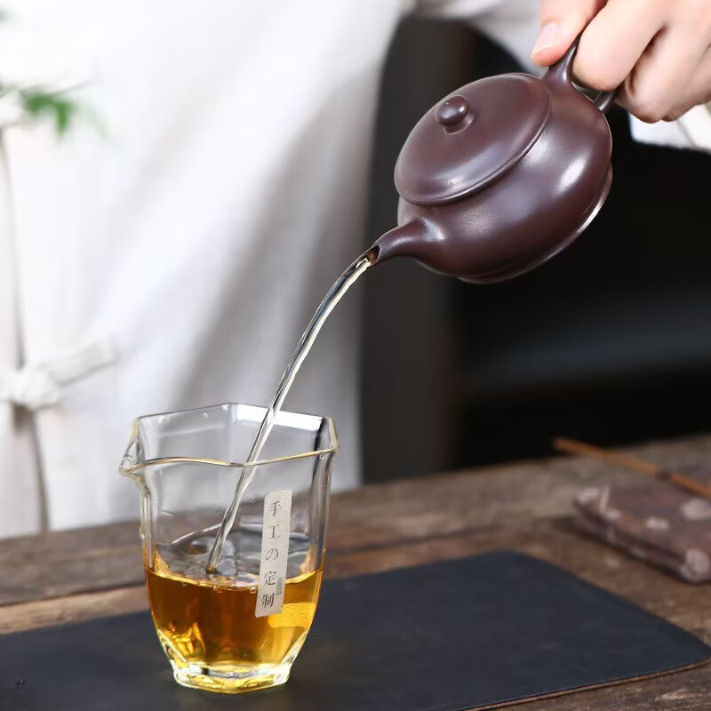 紫砂壶手工茶具礼盒泡茶壶功夫茶具围炉 朱泥明炉 140ml