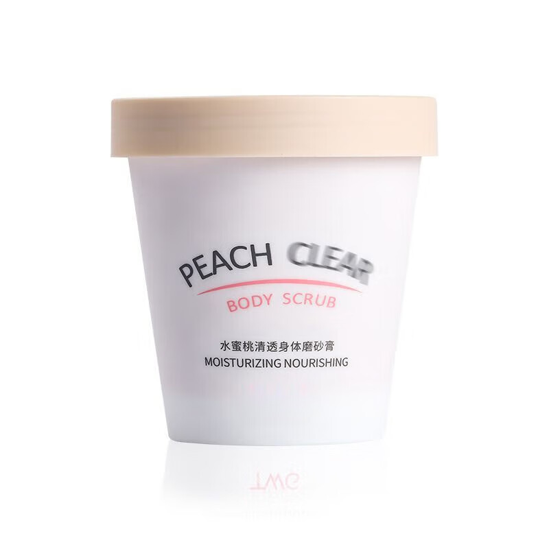 水蜜桃清透身体磨砂膏柔嫩肌肤水蜜桃冰淇淋磨砂膏 水蜜桃磨砂膏(1瓶装) 200g 京东折扣/优惠券