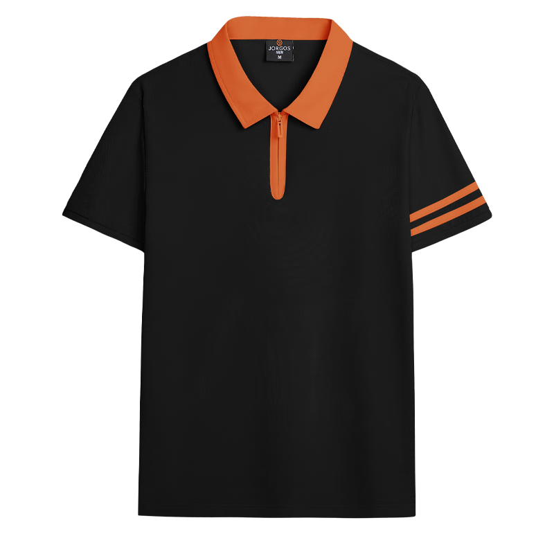 浪滔缘餐饮服务员工作服polo衫定制火锅店冰丝透气短袖员工装夏季T恤女 红色 【单件上衣】 M