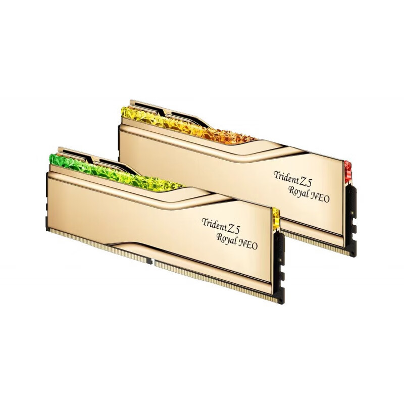 AMAZONAS芝奇戟DDR5 6000/7200/8400 48G金色系列内存条戟RGB灯条 芝奇32GB(16Gx2)套装 DDR5 6000