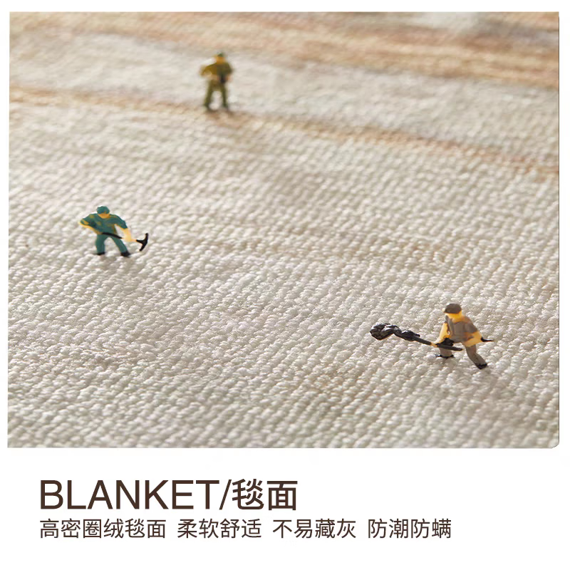 DEATKN德国入户门地垫室内门前大门口防滑脚垫加厚门内门外轻奢地毯 长横浅纹比利时绒地垫 40cm*60cm 【质感大圈绒】