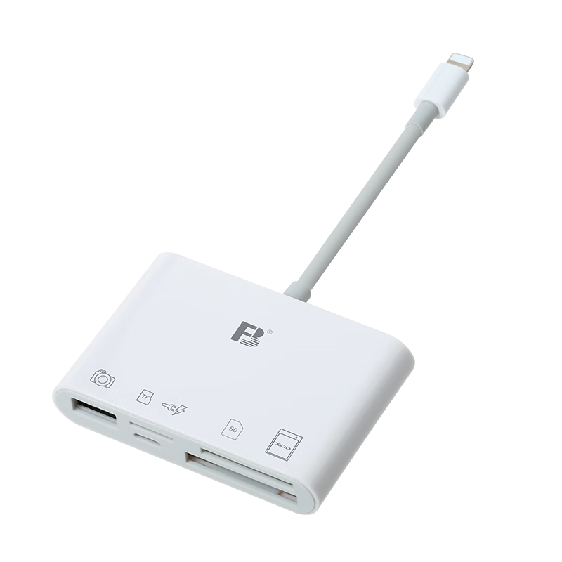 灃標(biāo)灃標(biāo) 蘋果手機(jī)專用XQD高速讀卡器SD/TF存儲(chǔ)卡USB擴(kuò)展多功能合一可讀U盤外接USB設(shè)備連接轉(zhuǎn)換器