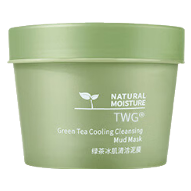 TWG大牌同綠茶冰肌泥膜清潔保濕控油去黑頭潔面泥面膜泥膜100g男女用 綠茶泥膜100g裝