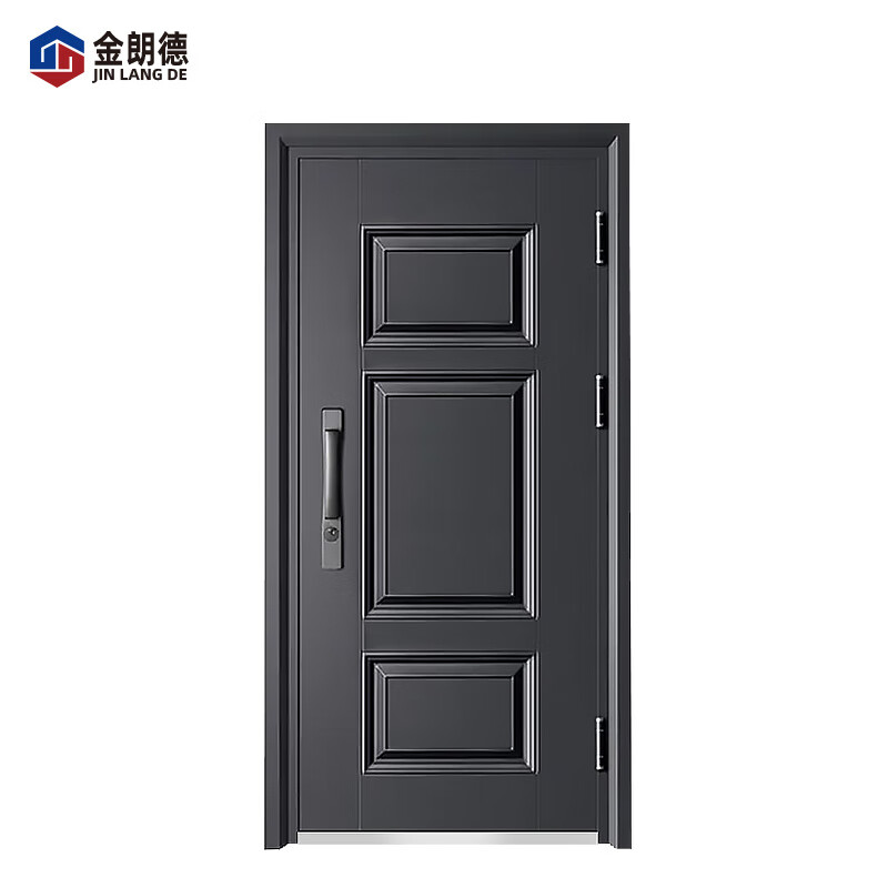 金朗德 灰色防盗门木纹色入户门安全门防撬安全门 支持定制 高级灰