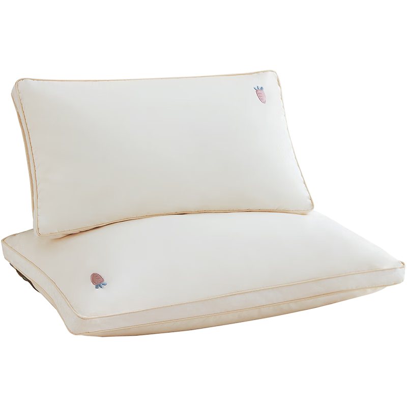 罗莱儿童（luolaikids）蚕丝纤柔成长枕全棉面料透气蚕丝纤维枕芯 40*60cm