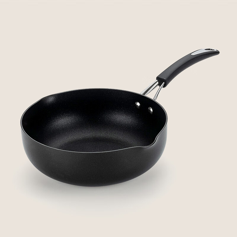 美亚（MEYER） 炒锅不粘炒菜耐腐蚀易清洗 耐磨不粘 煎炒烹炸 家用无油烟平底 多用锅+盖（洗碗机可用） 26cm