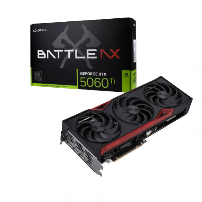 七彩虹（Colorful）战斧 GeForce RTX 5060 Ti 豪华版 8GB设计电竞专 RTX5060Ti(战斧豪华版) 8GB