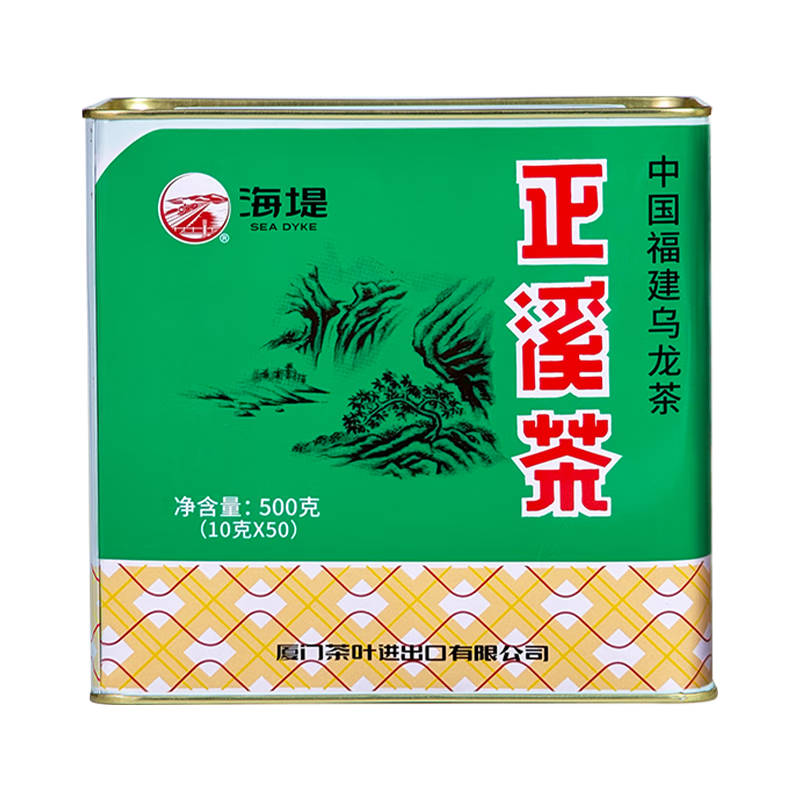 海堤濃香熟茶 閩南黑烏龍茶 正溪茶色種 AT119正溪茶 500g*1罐
