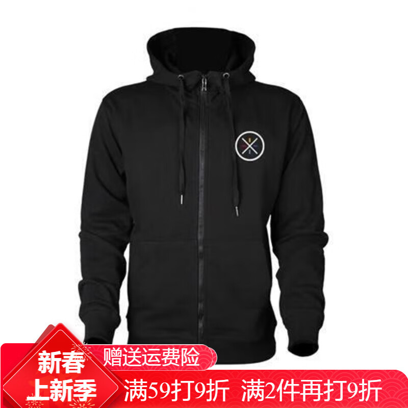 Supnba21新款闪电侠韦德WADE篮球运动训练保暖外套迈阿密热火连帽开衫卫衣 连帽开衫黑-1 S