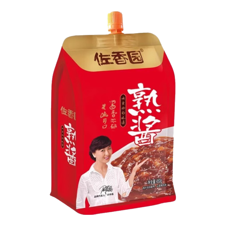 佐香園熟醬450g*3東北大醬黃豆醬家用正宗農(nóng)家大醬豆瓣醬大蔥蘸醬 熟醬450g*3袋