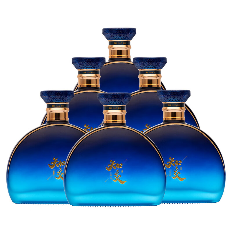 习酒知交 念知交 酱香型白酒 53度 500ml*6瓶 整箱装 微醺半月瓶
