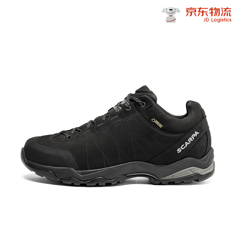 SCARPA思嘉帕莫林定制版男輕便防滑GTX防水耐磨戶外登山徒步鞋 黑色-男款41