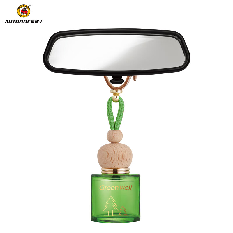 車博士綠色空間汽車掛飾香水車內(nèi)飾品擺件車載香水掛件持久淡香薰 琥珀香 10ml 1瓶