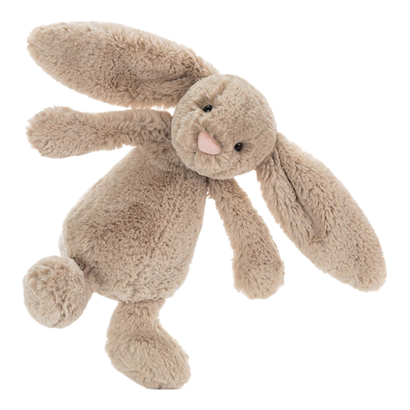JELLYCAT英国Jellycat害羞米色邦尼兔毛绒玩具宝宝安抚公仔玩偶抱枕礼物 米色 36cm
