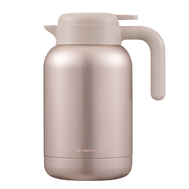 宝威玛（BVGMAV）保温壶带茶仓焖茶壶大容量316L不锈钢热水保温瓶高档家用水壶1.6L