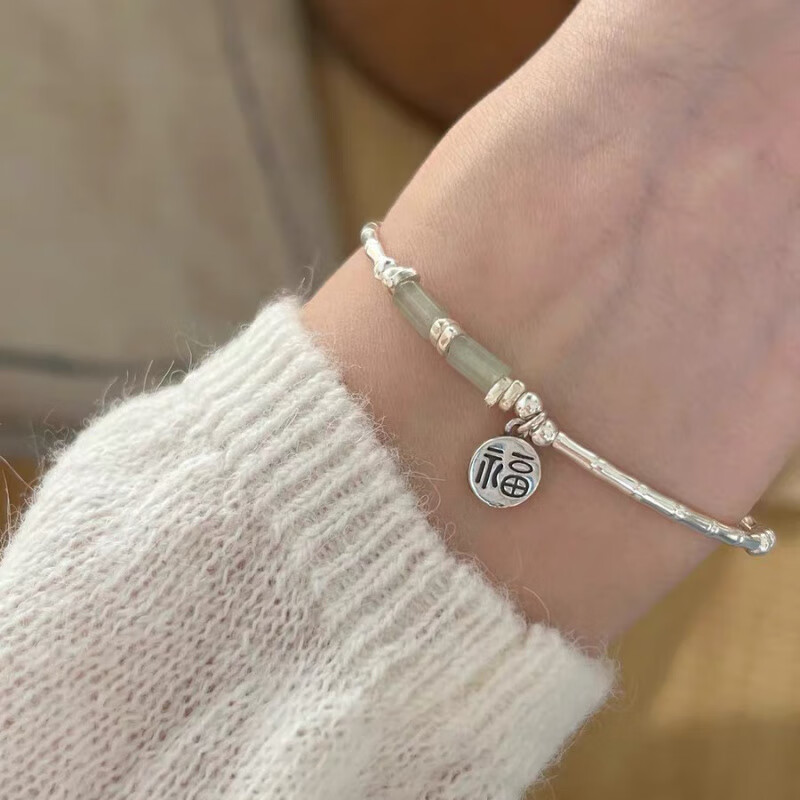 极细碎银子珍珠手链项链女款感轻奢小众精致叠戴手串配饰 MY38442