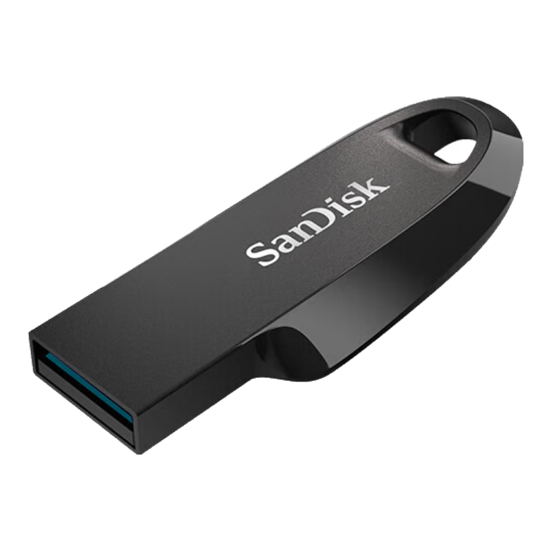 閃迪U盤(pán) USB3.2接口電腦優(yōu)盤(pán) 時(shí)尚外觀(guān) 高速讀取 學(xué)習辦公u盤(pán) CZ550午夜黑64G